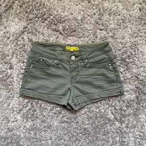 YMI, Wanna Betta Butt?, Army Green, Women’s Shorts, Size 5